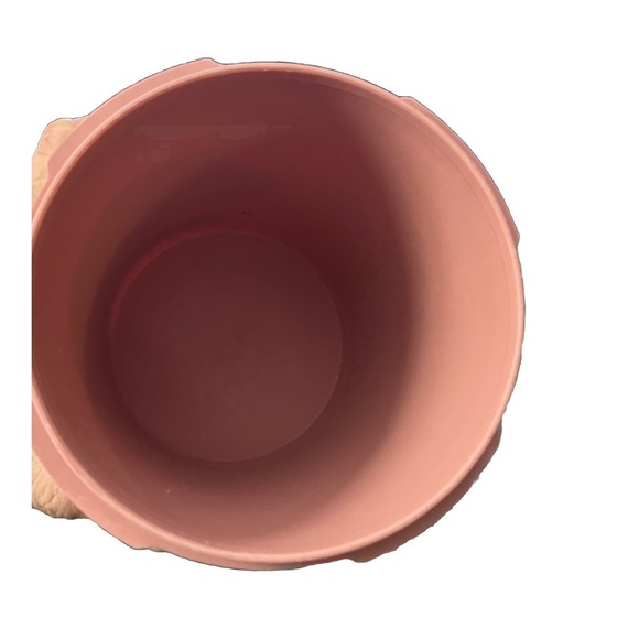 Vintage Tupperware Pink / Dusty Rose Canister 6" High with Starburst Lid 811-4 - Picture 5 of 7